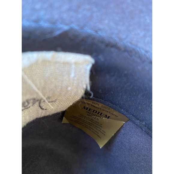 Janessa Leone Darian Wool Felted Hat Grey Medium - Picture 5 of 8